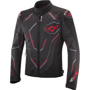 Motociklininko striukė IXON Demoniak juoda-raudona