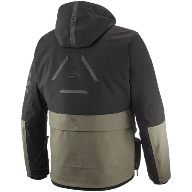Motociklininko striukė IXON Etna khaki-black