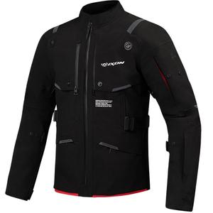 Motociklininko striukė IXON M-Skeid black-fluo red