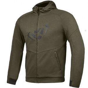 Motociklininko džemperis su gobtuvu IXON Touchdown khaki-black