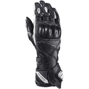 Motociklininko pirštinės IXON Tornado Air juodos ir baltos spalvos