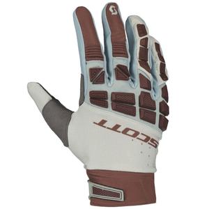 Motociklininko pirštinės SCOTT X-PLORE PRO pilkai rudos spalvos