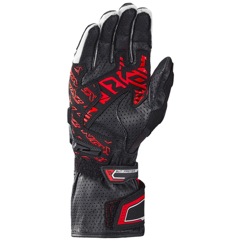Motociklininko pirštinės IXON Thunder Air juoda-raudona-balta