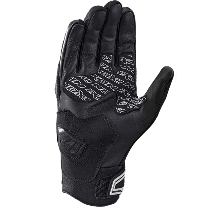 Motociklininko pirštinės IXON Mirage Air juodos ir baltos spalvos