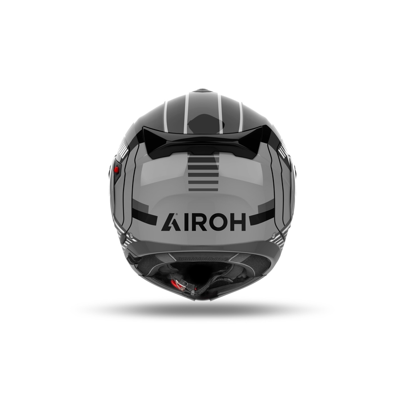 "Airoh Specktre Groove" apverčiamas šalmas blizgiai pilkas