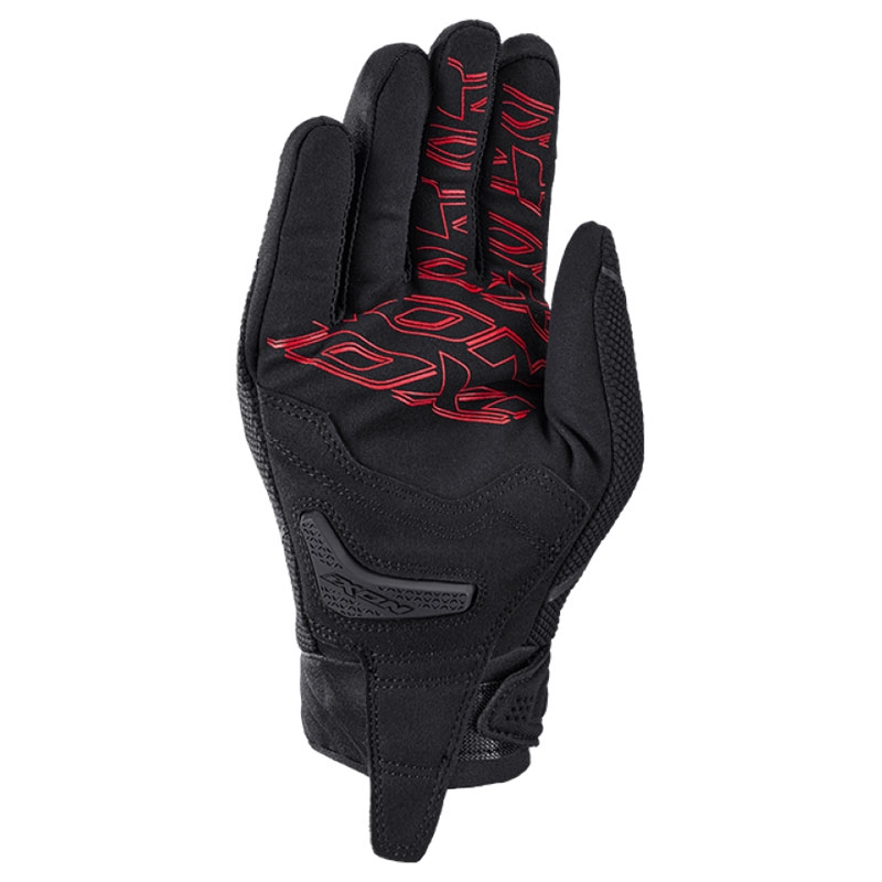 Motociklininko pirštinės IXON Hurricane 2 juoda-raudona