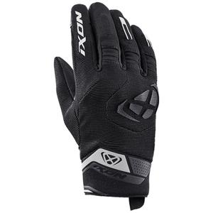 Moteriškos motociklininko pirštinės IXON Mig 2 juodai baltos