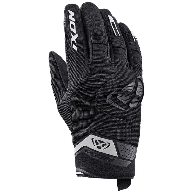 Moteriškos motociklininko pirštinės IXON Mig 2 juodai baltos