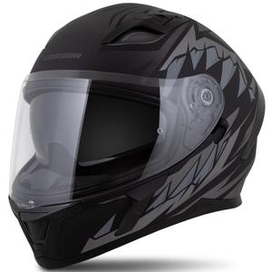 Integruotas šalmas Cassida Orbit Strix matinis juodai pilkas