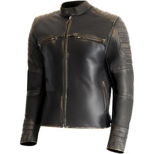 RSA Vintage ruda odinė motociklo striukė