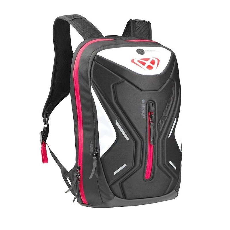 IXON R-Laser 25 L juoda-balta-raudona motociklininko kuprinė