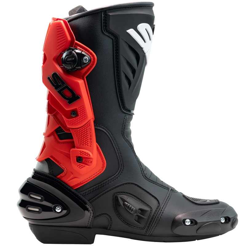 SiDi Vertigo 2 raudonos ir juodos spalvos motociklininko batai