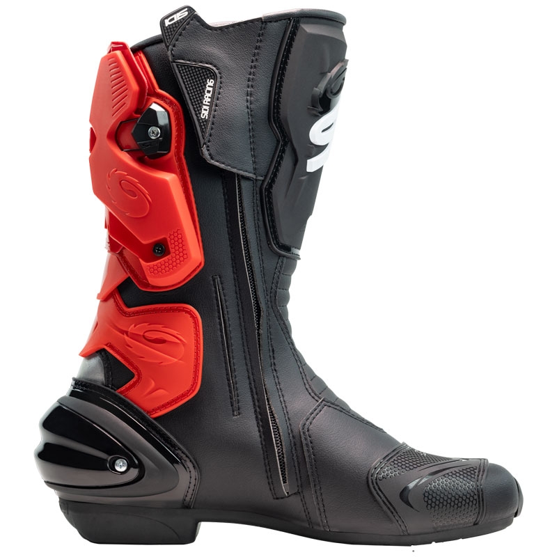 SiDi Vertigo 2 raudonos ir juodos spalvos motociklininko batai