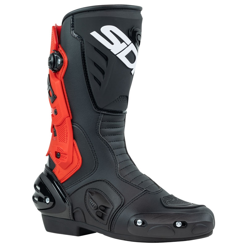 SiDi Vertigo 2 raudonos ir juodos spalvos motociklininko batai