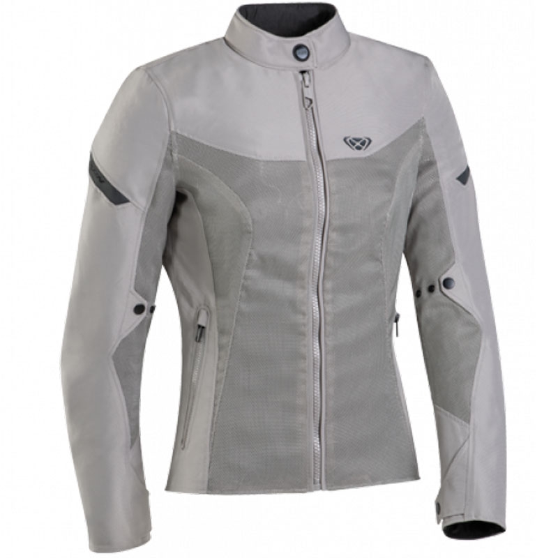 Moteriška motociklininko striukė IXON Fresh Lady grey-beige