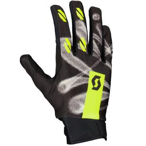Motokroso pirštinės SCOTT EVO DIRT juoda-fluo geltona