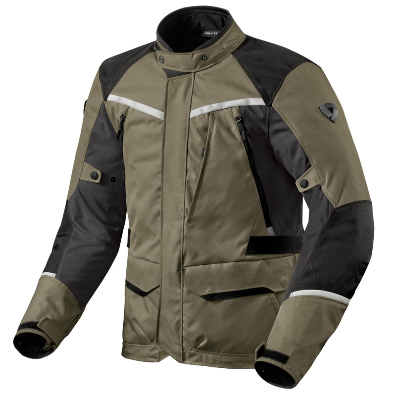 Motociklininko striukė Revit Voltiac 3 H2O green-grey