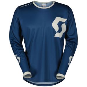 Motokroso marškinėliai SCOTT Compete blue-grey išpardavimas