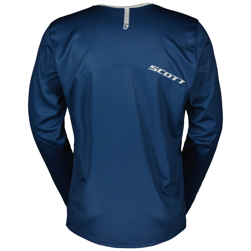 Motokroso marškinėliai SCOTT Compete blue-grey išpardavimas