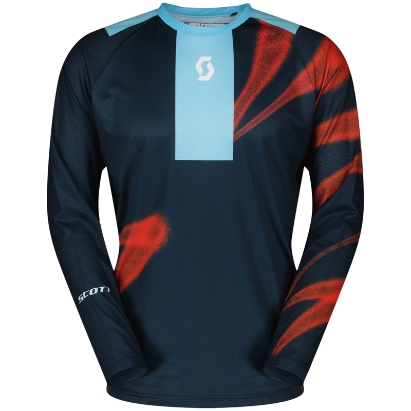 Motokroso marškinėliai SCOTT EVO Dirt blue-red išpardavimas