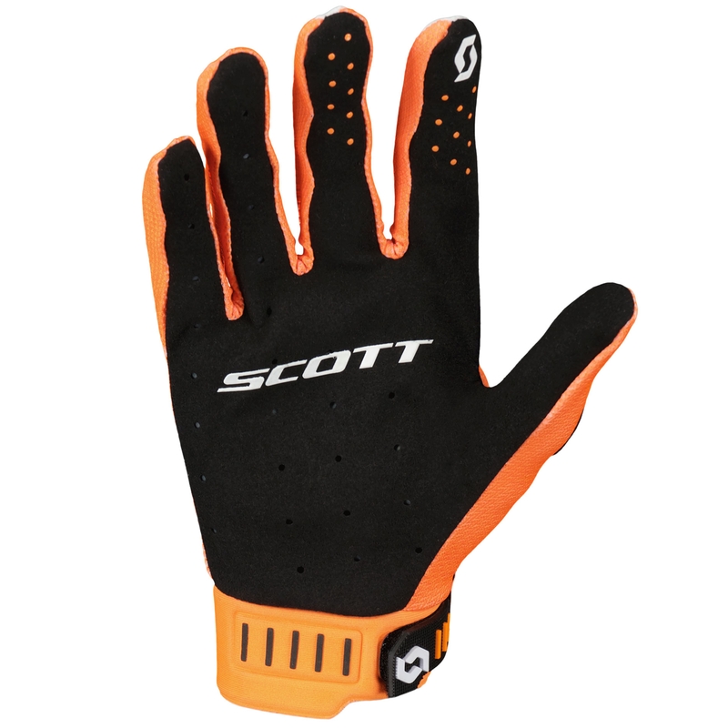 Motokroso pirštinės SCOTT Podium PRO orange-black išpardavimas