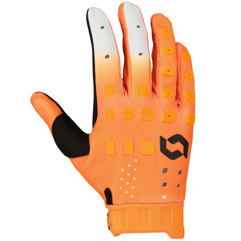 Motokroso pirštinės SCOTT Podium PRO orange-black išpardavimas