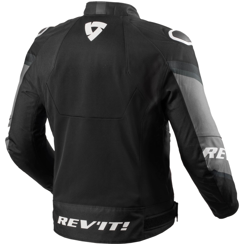 "Revit Quantum 3 Air" juodai balta motociklininko striukė