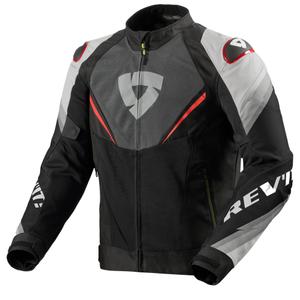 Revit Quantum 3 Air motociklininko striukė pilka ir raudona
