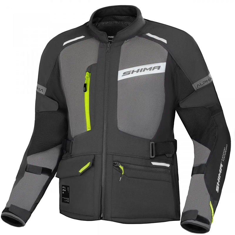"Shima Alpha" fluoro spalvos motociklininko striukė