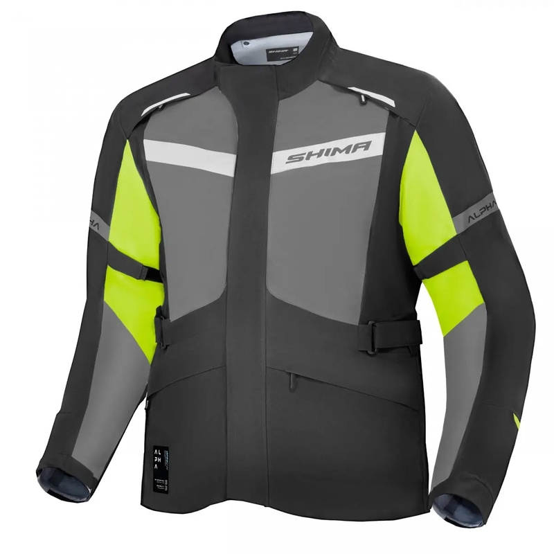 "Shima Alpha" fluoro spalvos motociklininko striukė