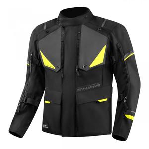 Motociklininko striukė Shima Runner black-fluo yellow