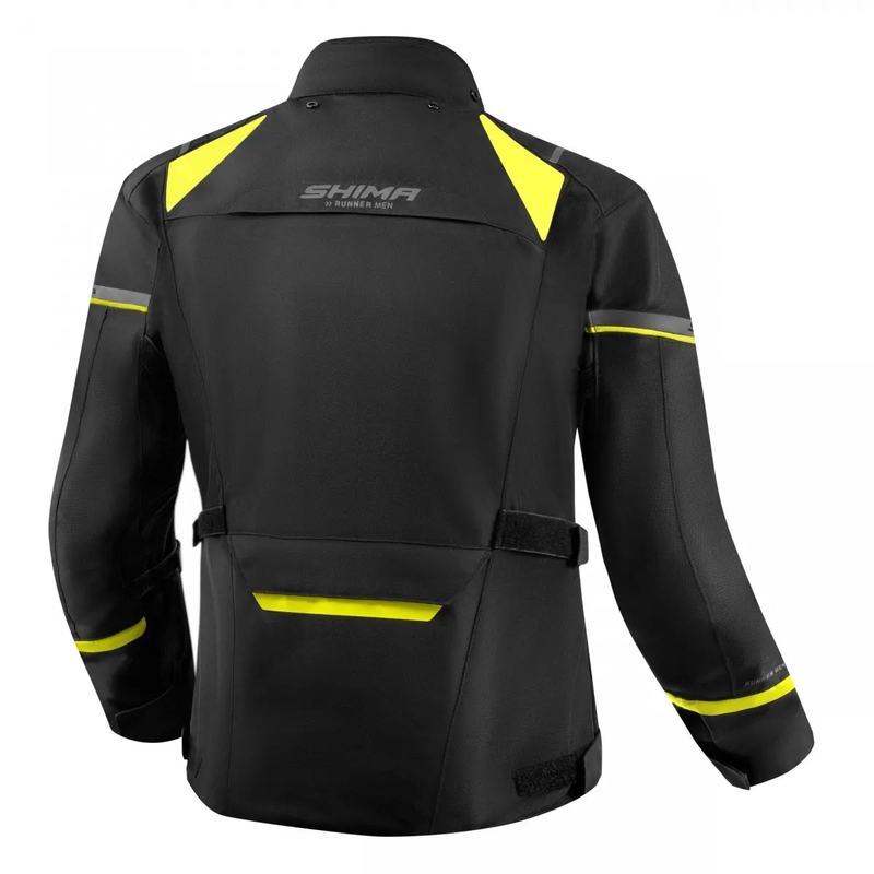 Motociklininko striukė Shima Runner black-fluo yellow