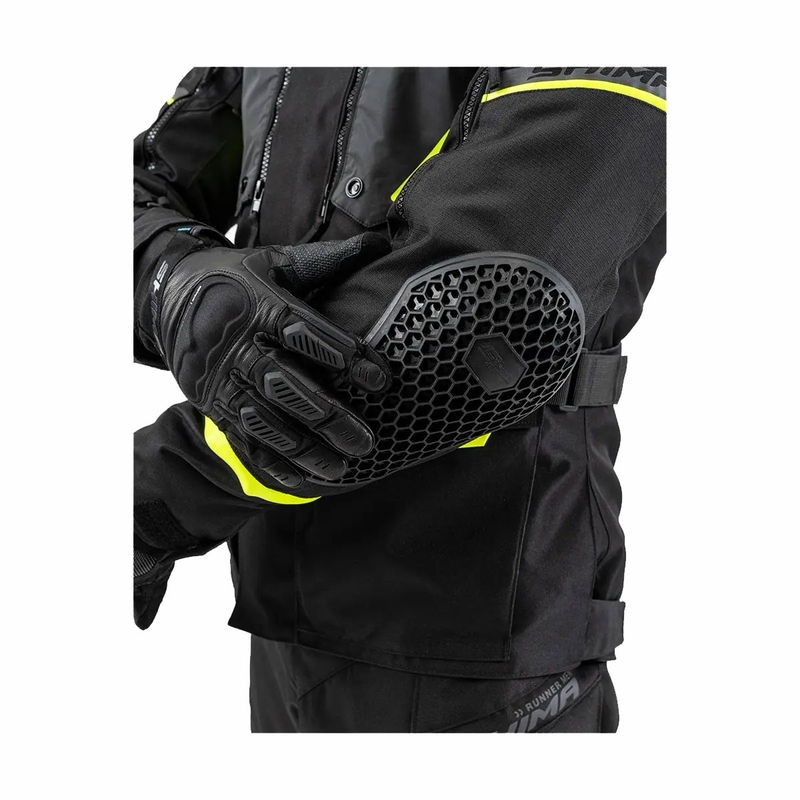 Motociklininko striukė Shima Runner black-fluo yellow
