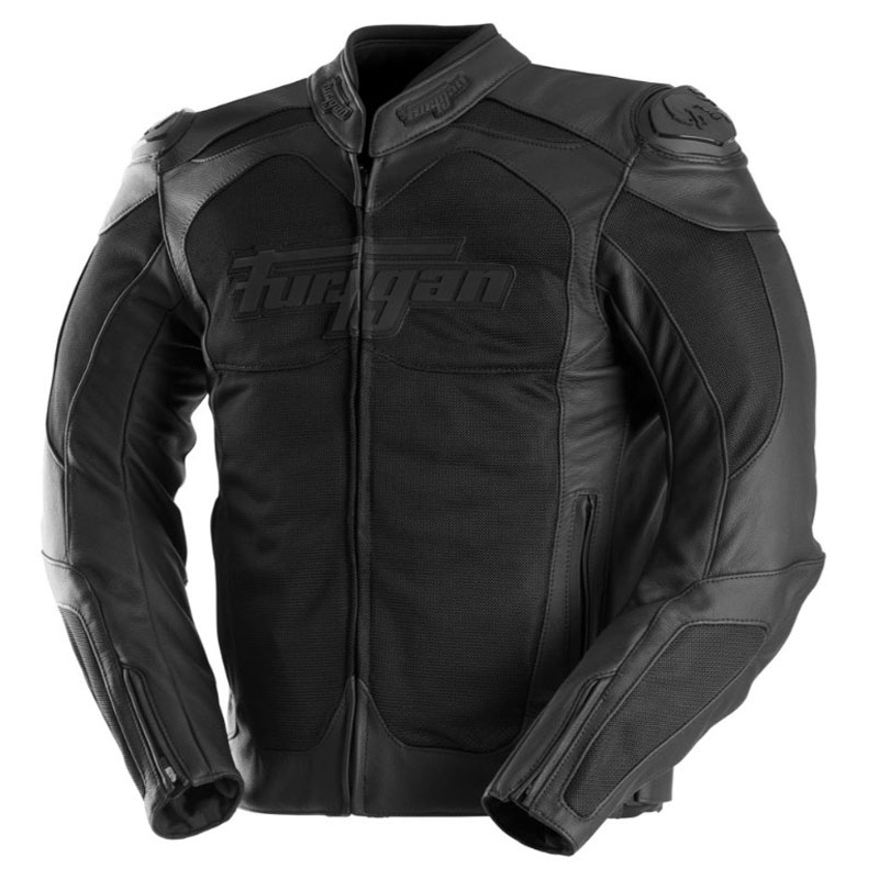 "Furygan Speed Mesh 3" juoda odinė motociklininko striukė