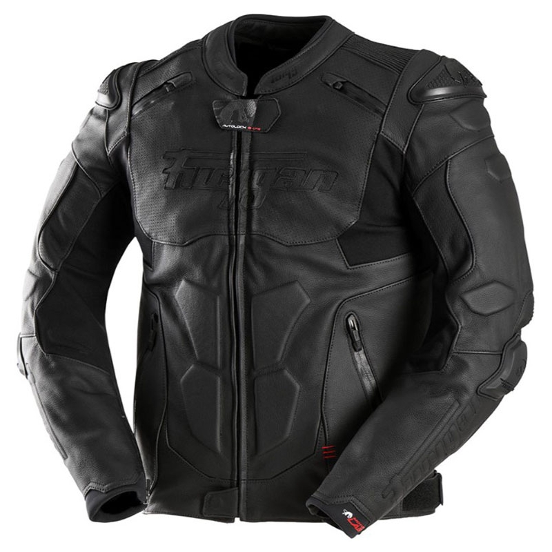 Furygan Ghost Evo juoda odinė motociklo striukė