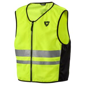 Revit Athos 3 Air fluo geltonos spalvos šviesą atspindinti liemenė motociklui