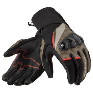 Revit Combustion motociklininko pirštinės juodai rudos spalvos