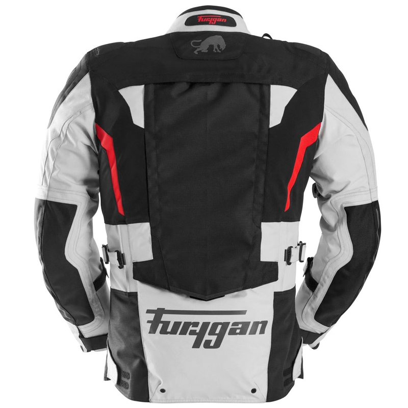 Furygan Montroc Kevlar® Primaloft® 3IN1+ motociklo striukė, juoda-smėlinė-raudona