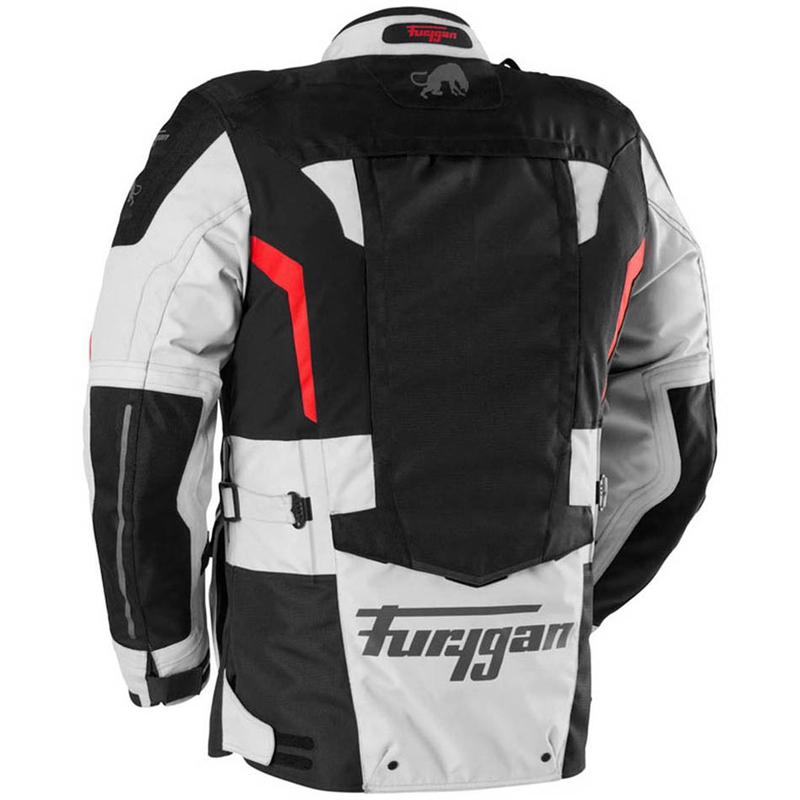 Furygan Montroc Kevlar® Primaloft® 3IN1+ motociklo striukė, juoda-smėlinė-raudona