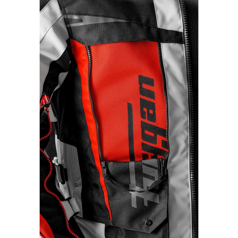 Furygan Montroc Kevlar® Primaloft® 3IN1+ motociklo striukė, juoda-smėlinė-raudona