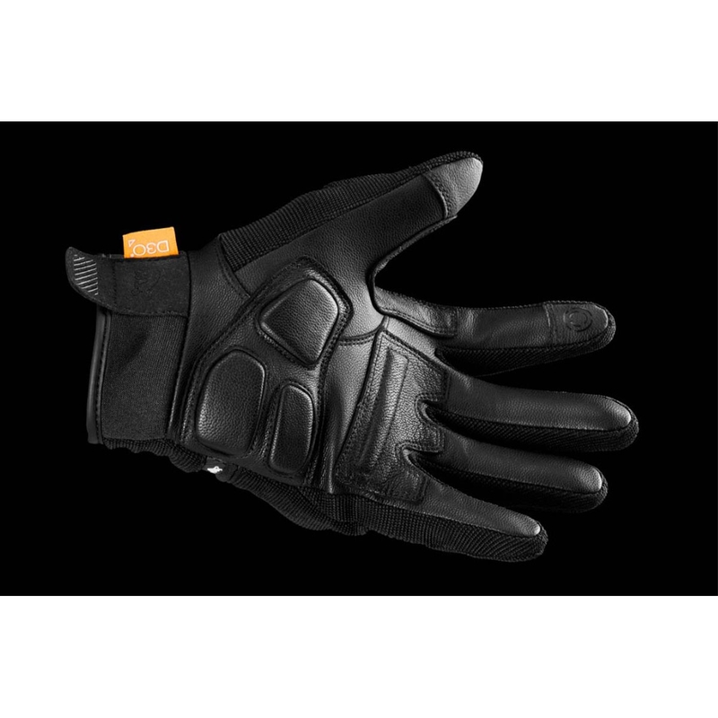 Motociklininko pirštinės Furygan Jet D3O Evo juoda ir balta