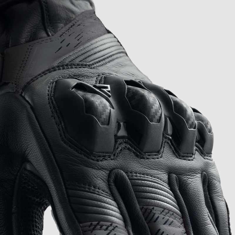 Motociklininko pirštinės Rebelhorn Viper black
