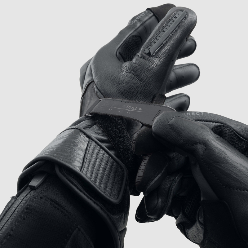 Motociklininko pirštinės Rebelhorn Viper black