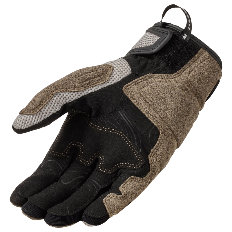 Moteriškos "Revit Cavern" motociklininko pirštinės Sand Black