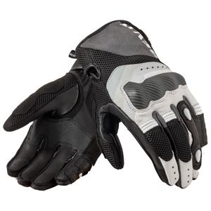 "Revit Blaze" motociklininko pirštinės pilkos ir baltos spalvos