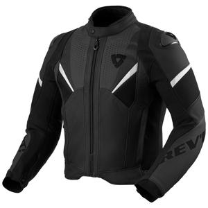 "Revit Automate" juoda odinė motociklininko striukė