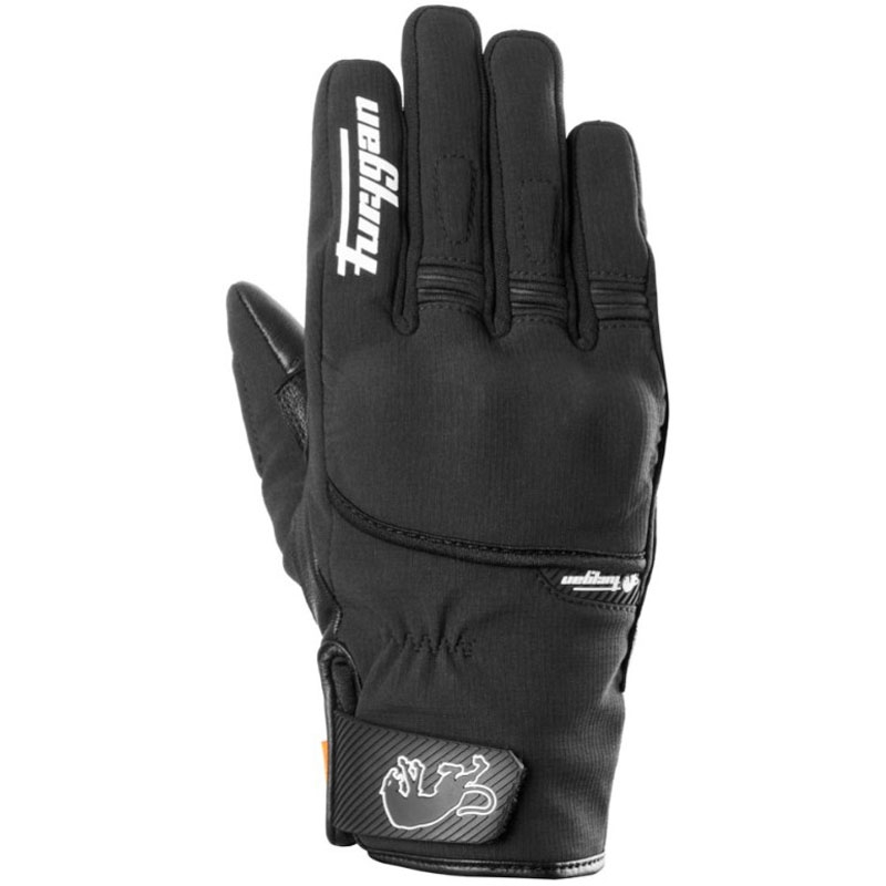 Furygan Jet All Season D3O® Evo juodai baltos motociklininko pirštinės