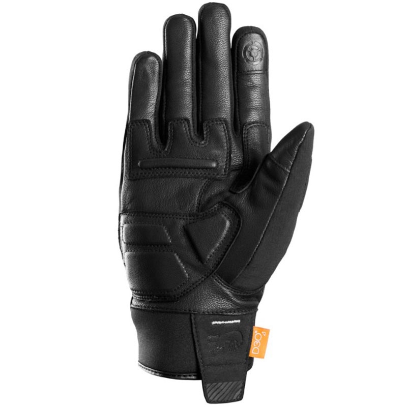 Furygan Jet All Season D3O® Evo juodai baltos motociklininko pirštinės