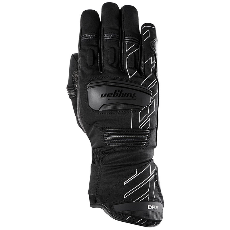 Furygan Starker D3O® PrimaLoft® 37.5® juodai baltos motociklininko pirštinės