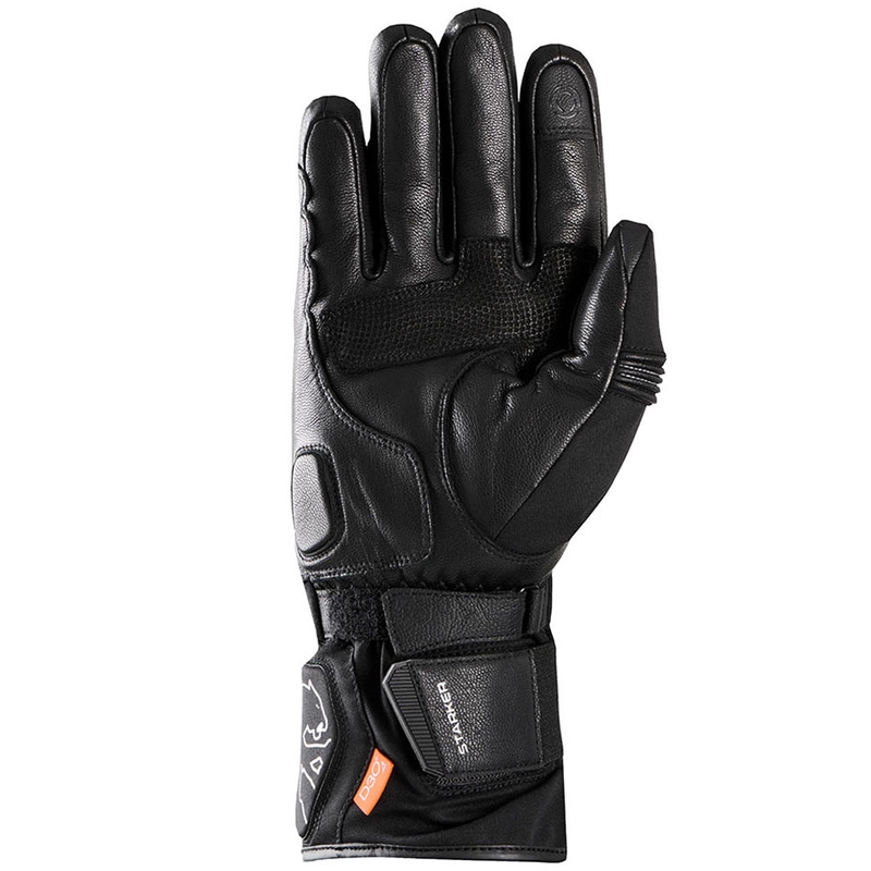 Furygan Starker D3O® PrimaLoft® 37.5® juodai baltos motociklininko pirštinės